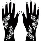 Premium Floral Henna Stencil (PFL011)