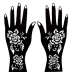 Premium Floral Henna Stencil (PFL021)