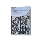 Premium Floral Henna Stencil (PFL024)