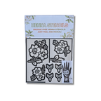 Premium Floral Henna Stencil (PFL025)