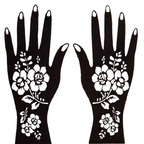 Premium Floral Henna Stencil (PFL025)