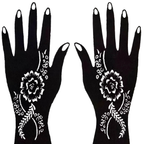 Premium Floral Henna Stencil (PFL034)