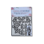 Premium Floral Henna Stencil (PFL032)