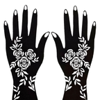 Premium Floral Henna Stencil (PFL032)