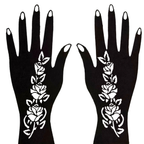 Premium Floral Henna Stencil (PFL035)