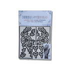 Premium Floral Henna Stencil (PFL041)