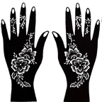 Premium Floral Henna Stencil (PFL041)