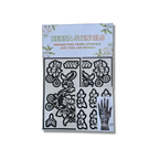 Premium Floral Henna Stencil (PFL042)