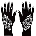 Premium Floral Henna Stencil (PFL051)