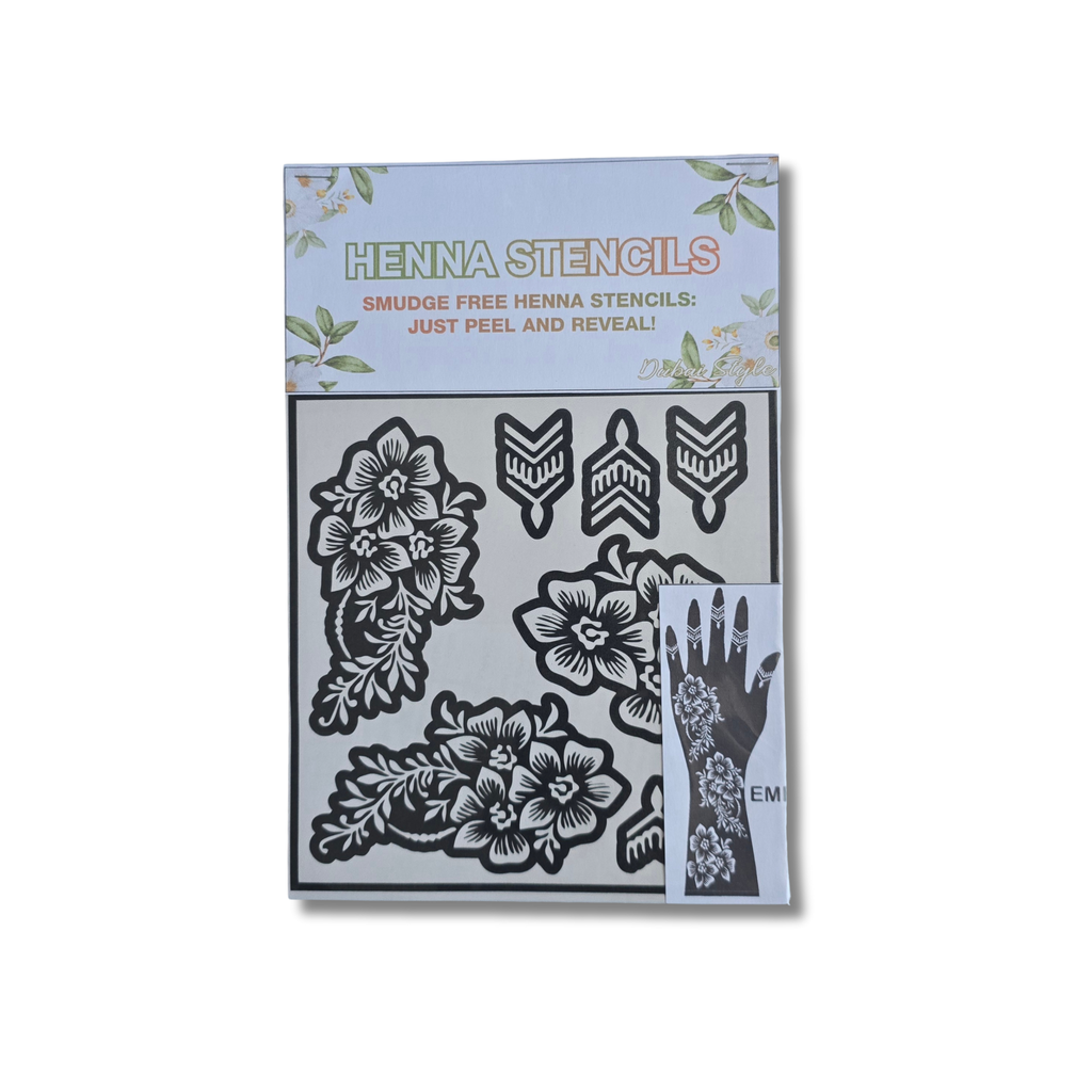 Premium Emirati Henna Stencil (PEM012)