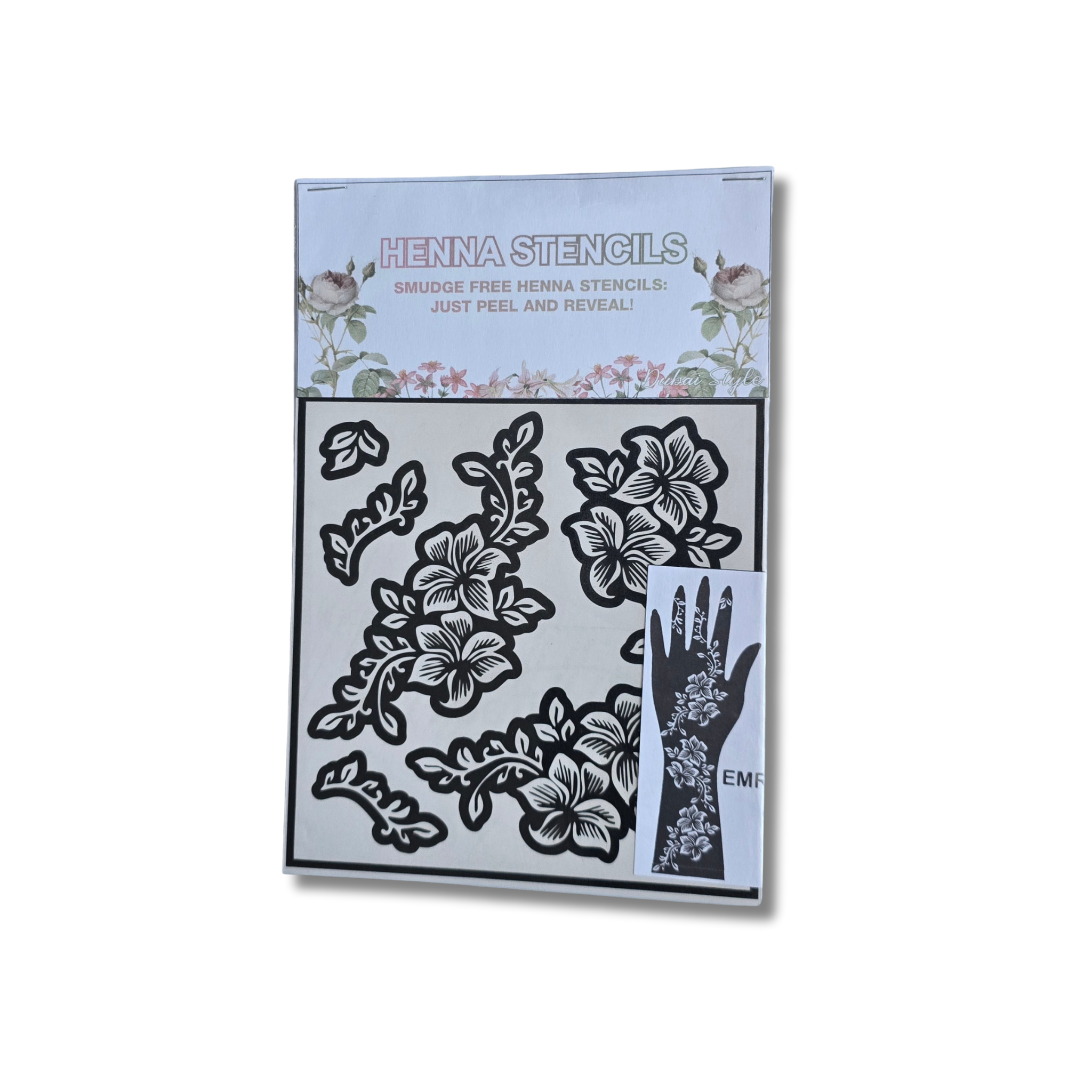 Premium Emirati Henna Stencil (PEM011)