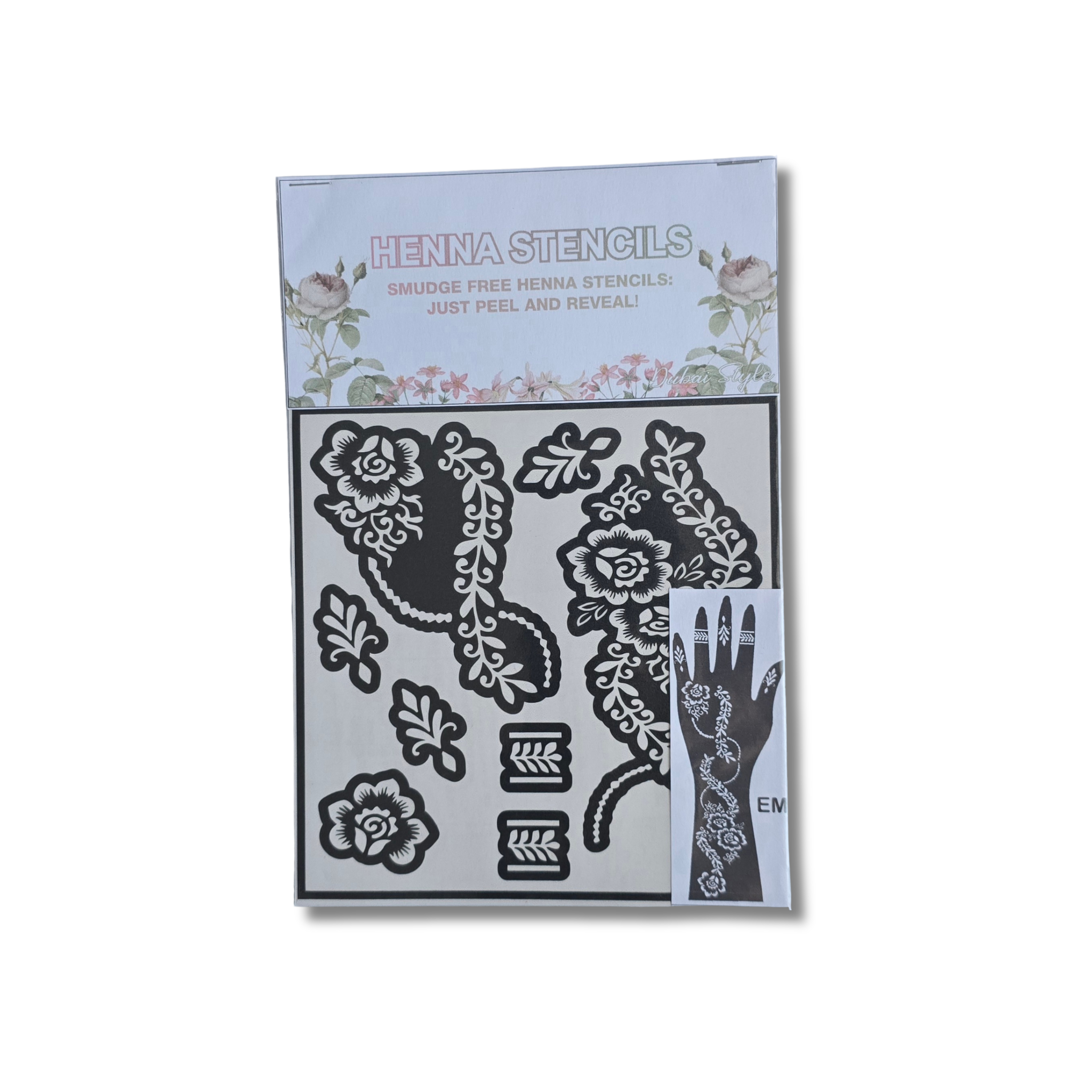 Premium Emirati Henna Stencil (PEM009)