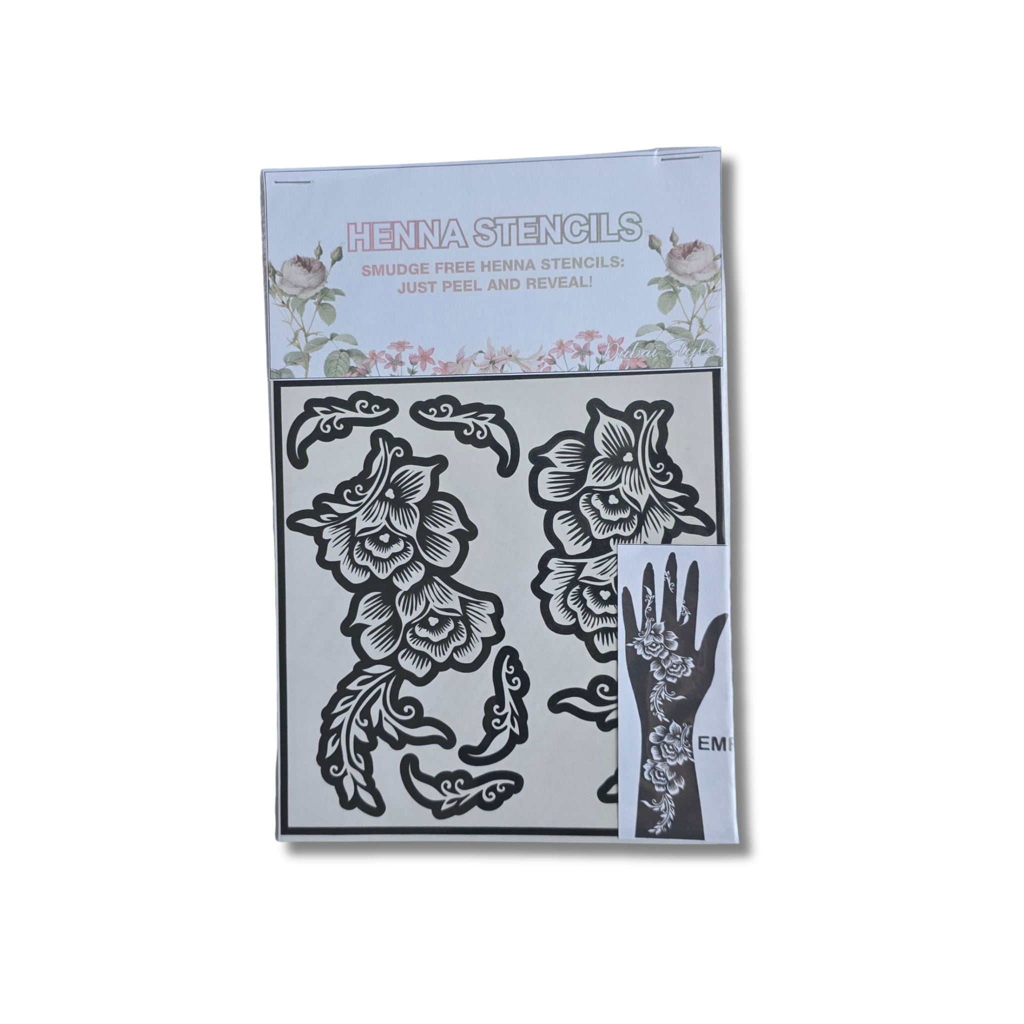 Premium Emirati Henna Stencil (PEM010)