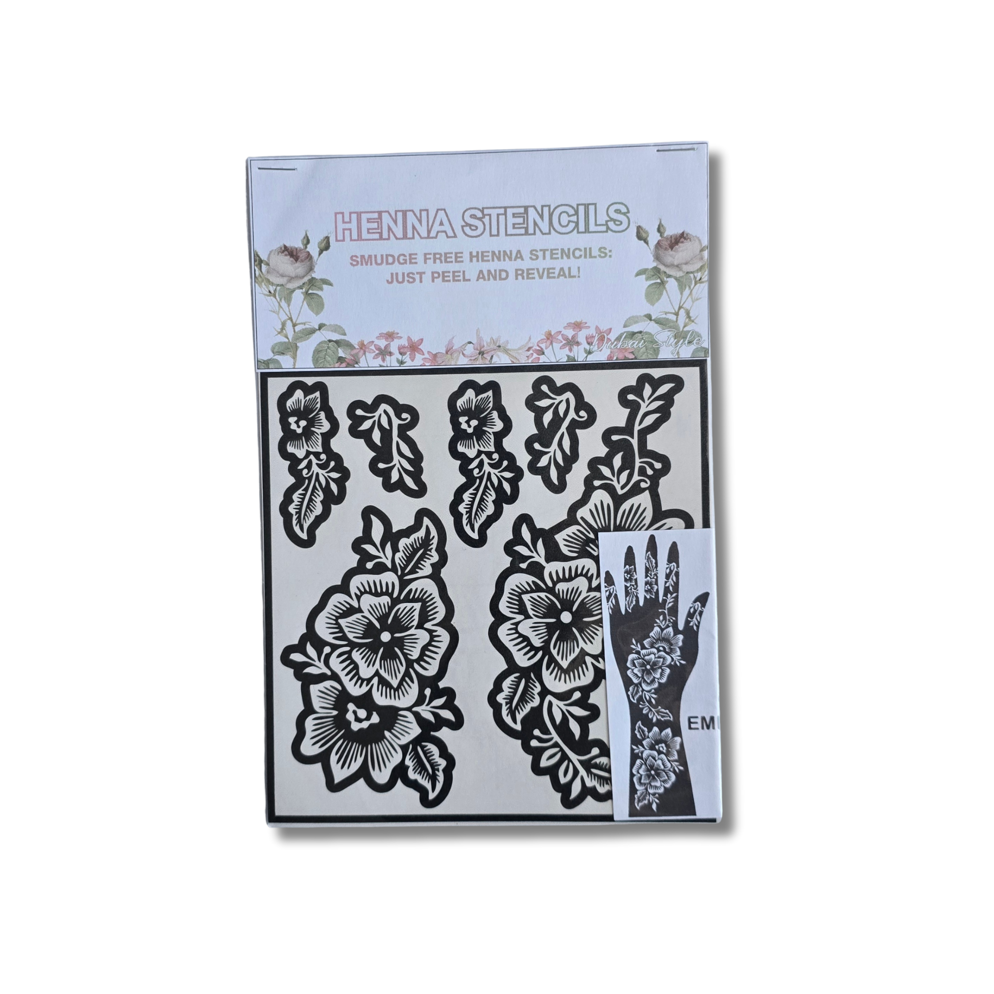 Premium Emirati Henna Stencil (PEM008)