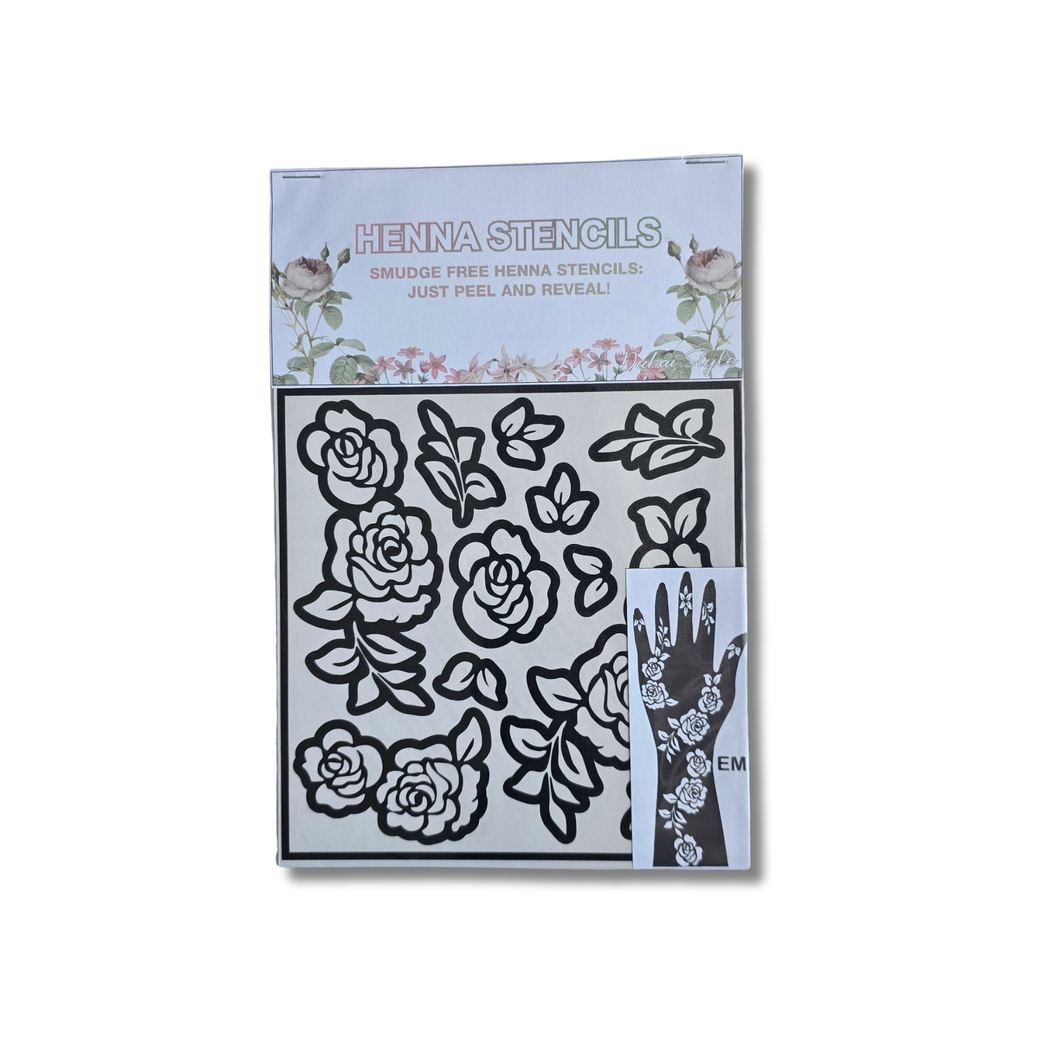 Premium Emirati Henna Stencil (PEM006)