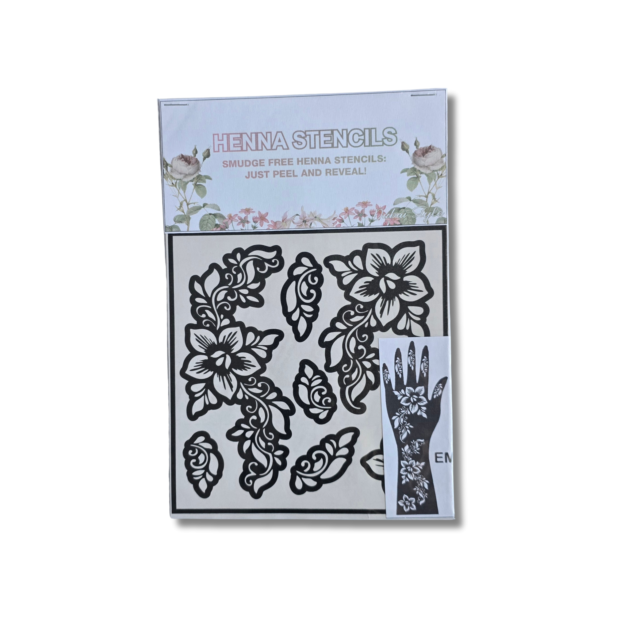 Premium Emirati Henna Stencil (PEM003)