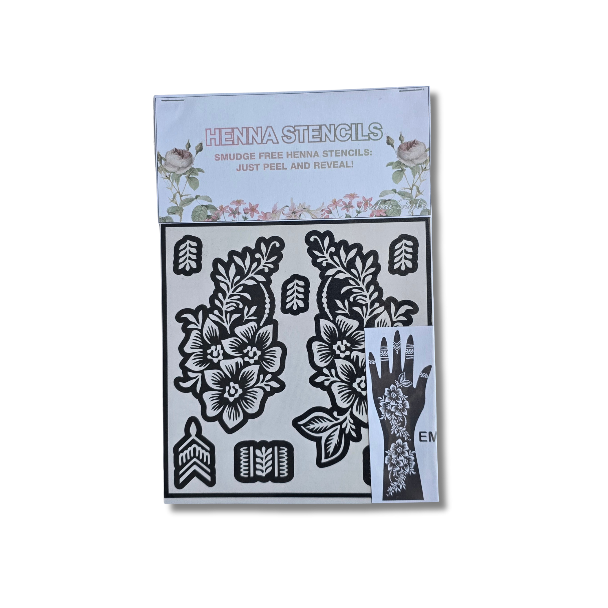 Premium Emirati Henna Stencil (PEM004)