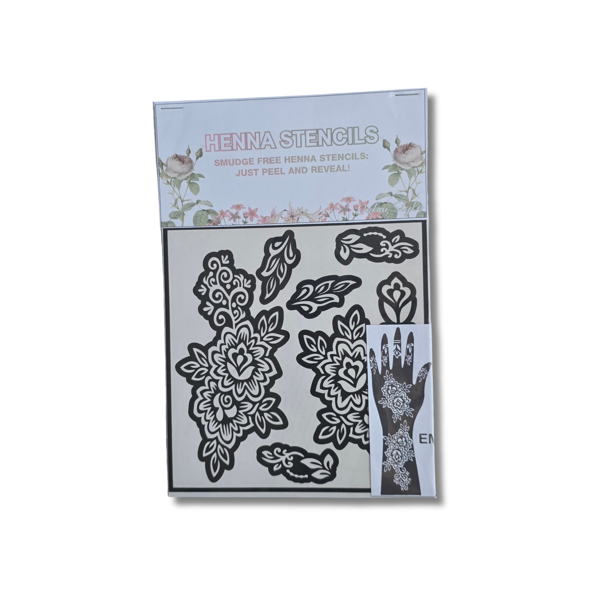 Premium Emirati Henna Stencil (PEM001)